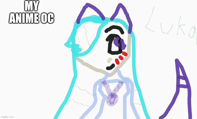 MY ANIME OC | made w/ Imgflip meme maker