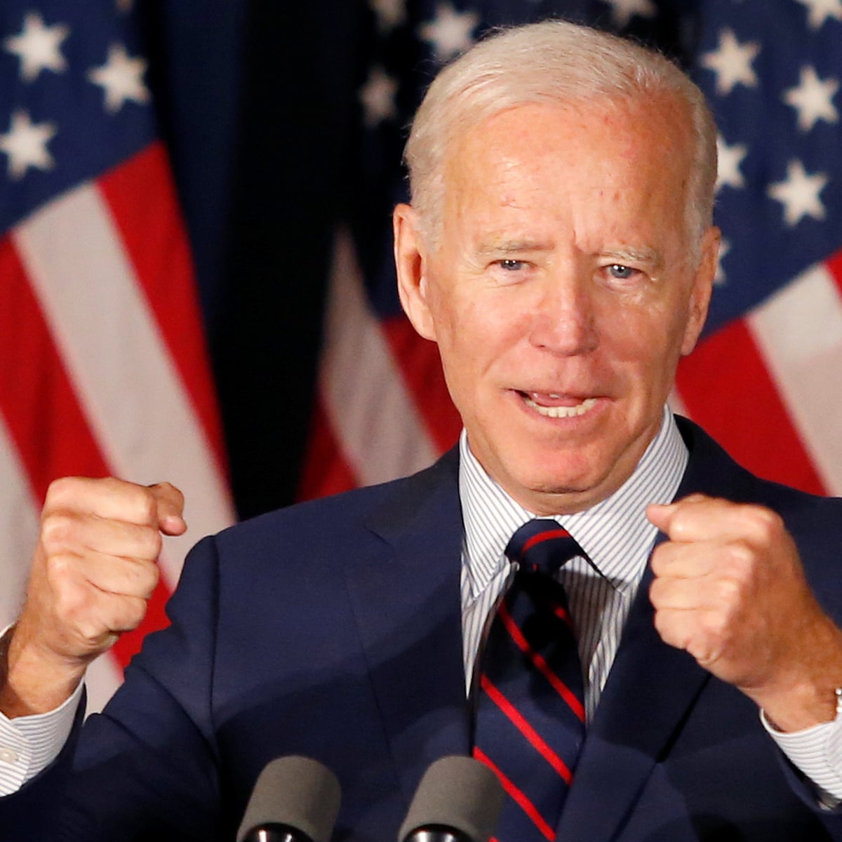 Joe Biden fist pumps Blank Meme Template
