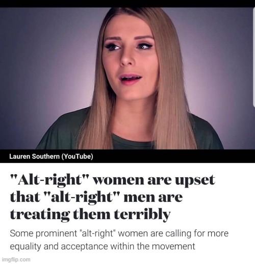 ummmmm lady r u a feminist maga | image tagged in alt-right women,maga,alt-right,feminism,gender equality,repost | made w/ Imgflip meme maker