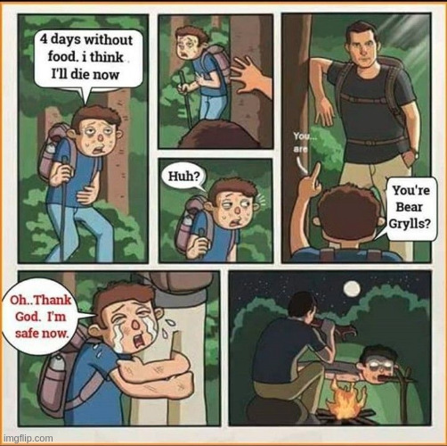 bear grylls | image tagged in funny | made w/ Imgflip meme maker