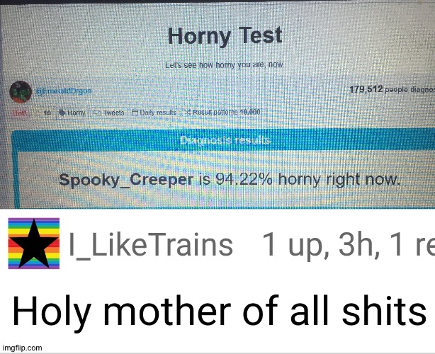 image tagged in holy mother of all shits | made w/ Imgflip meme maker