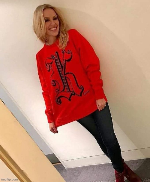y would she promote her own letter like that | image tagged in kylie k sweater | made w/ Imgflip meme maker