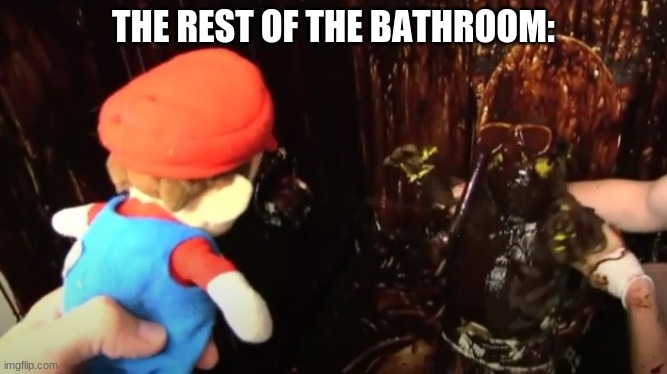 THE REST OF THE BATHROOM: | made w/ Imgflip meme maker
