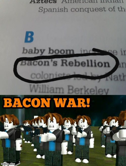 bacon REBELLION | image tagged in bacon | made w/ Imgflip meme maker