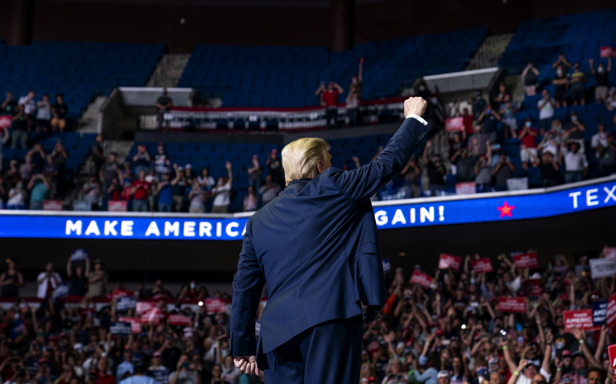 Trump and Sheeple Blank Meme Template