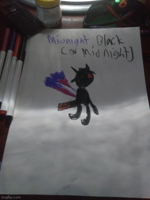 My oc | image tagged in midnight | made w/ Imgflip meme maker