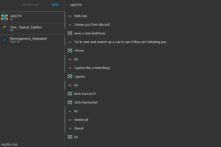Cool new feature | made w/ Imgflip meme maker