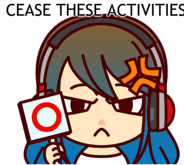 cease these activities charat Blank Meme Template