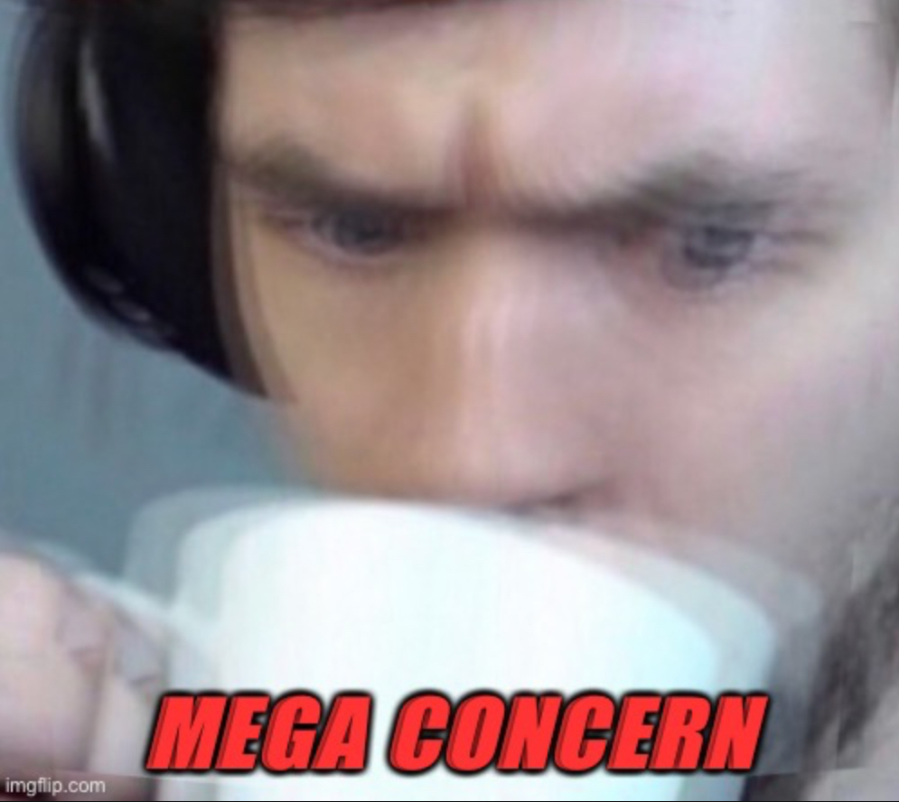 Mega concern Blank Meme Template