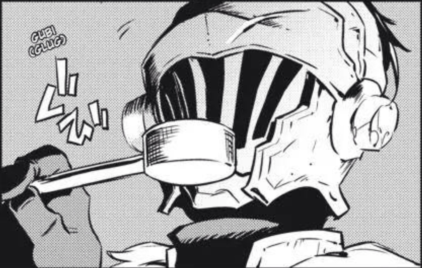 Goblin slayer chugging Blank Template - Imgflip