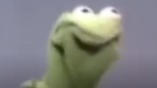 Kermit R A G E Blank Meme Template