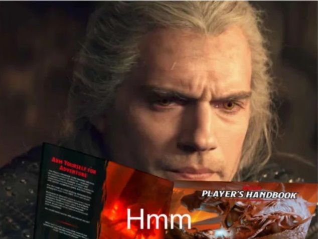 High Quality Witcher dnd Blank Meme Template