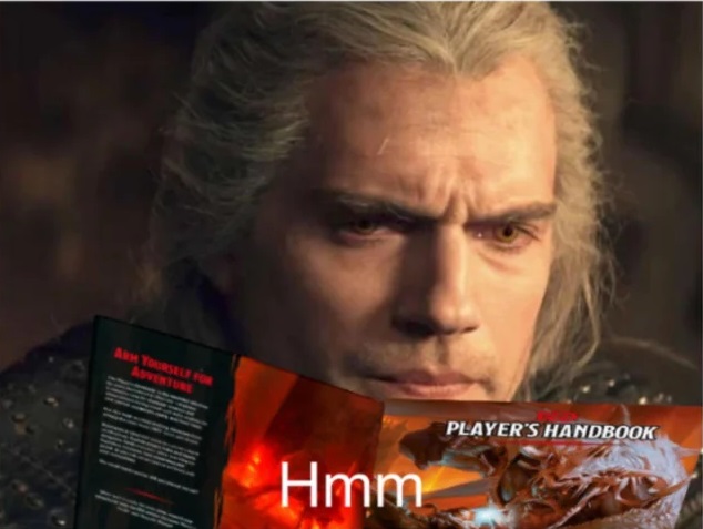 Witcher dnd Blank Meme Template