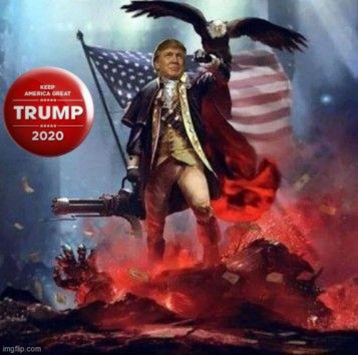 Trump the Patriot | image tagged in election 2020,america,president trump,bald eagle,patriot,funny | made w/ Imgflip meme maker
