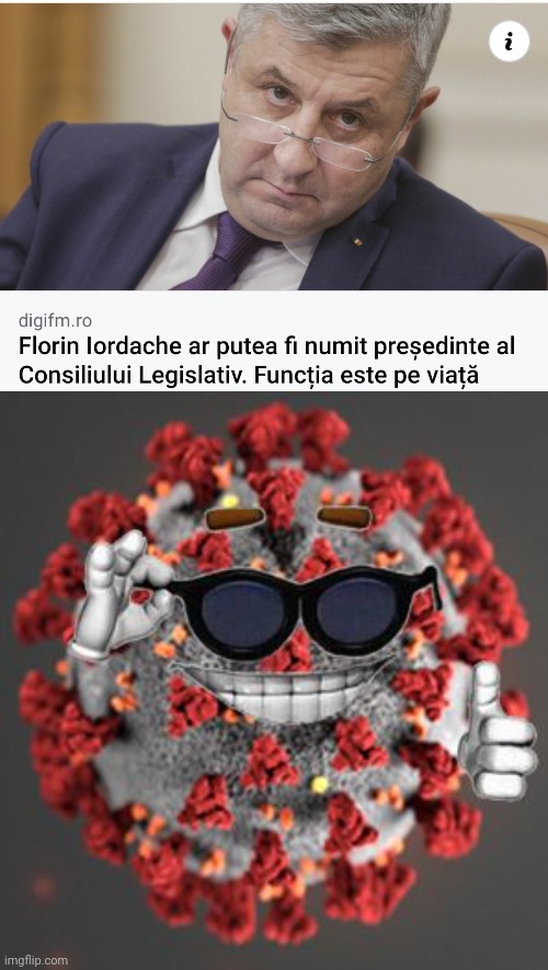 HUOOO! >:( | image tagged in coronavirus,ciordache | made w/ Imgflip meme maker