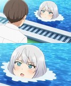 High Quality Sempai of the Pool Blank Meme Template