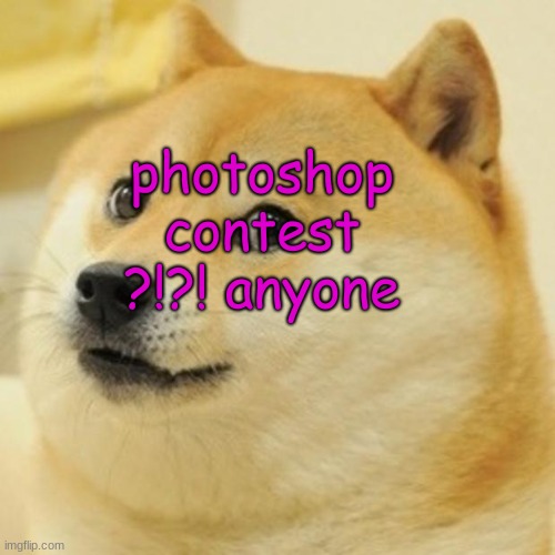 Doge | photoshop contest ?!?! anyone | image tagged in memes,doge | made w/ Imgflip meme maker