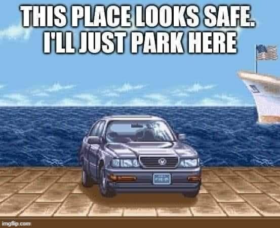 Everytime I park my car in a shady neighborhood | image tagged in street fighter,safe place | made w/ Imgflip meme maker