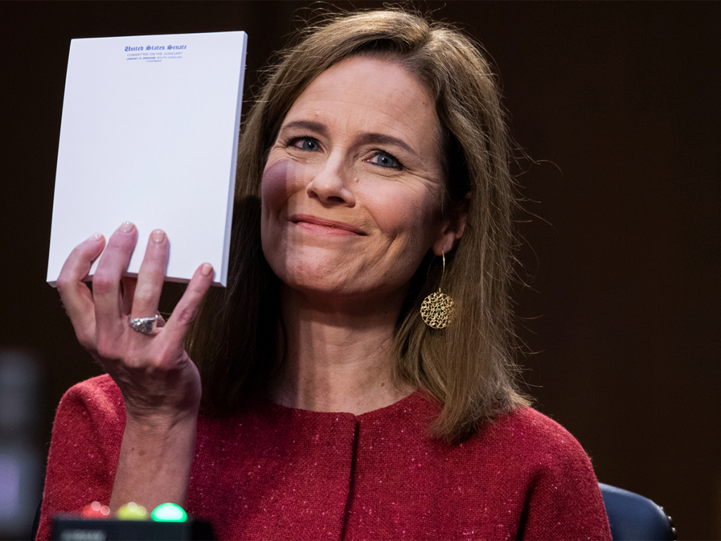 High Quality Amy Coney Barrett Blank Meme Template