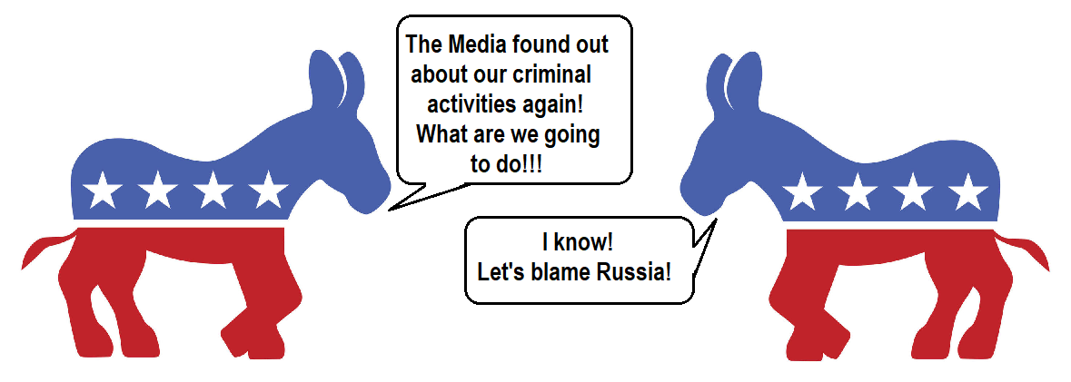 Democrats blame Russia as usual Blank Meme Template