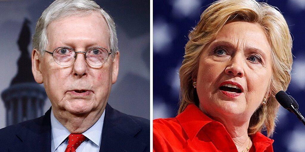 Mitch and Hillary Blank Meme Template