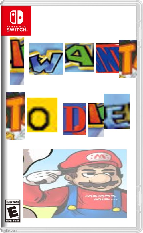 Made with mario box art! | image tagged in nintendo switch | made w/ Imgflip meme maker
