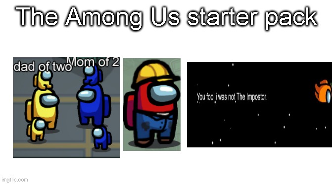 Among Us Starter Pack