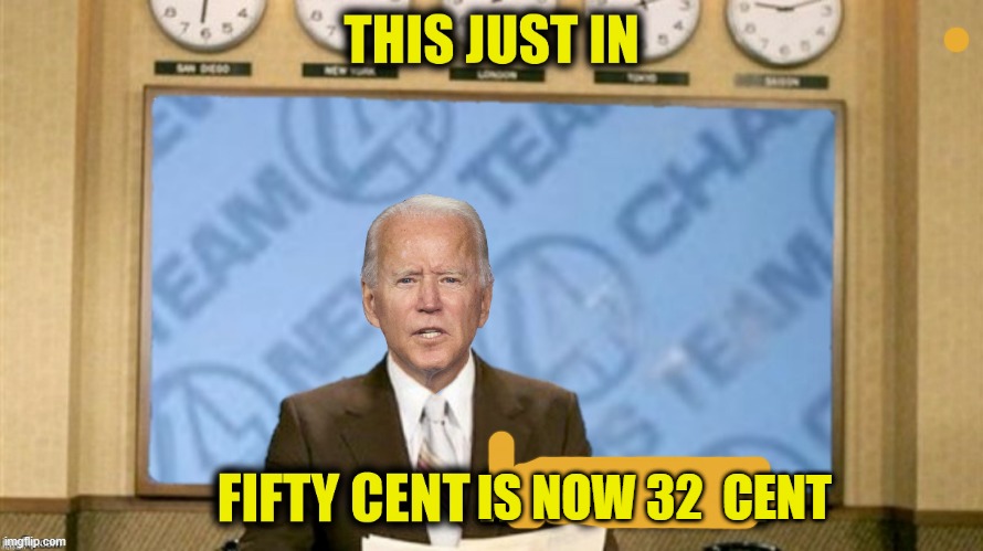 IS NOW 32  CENT | made w/ Imgflip meme maker