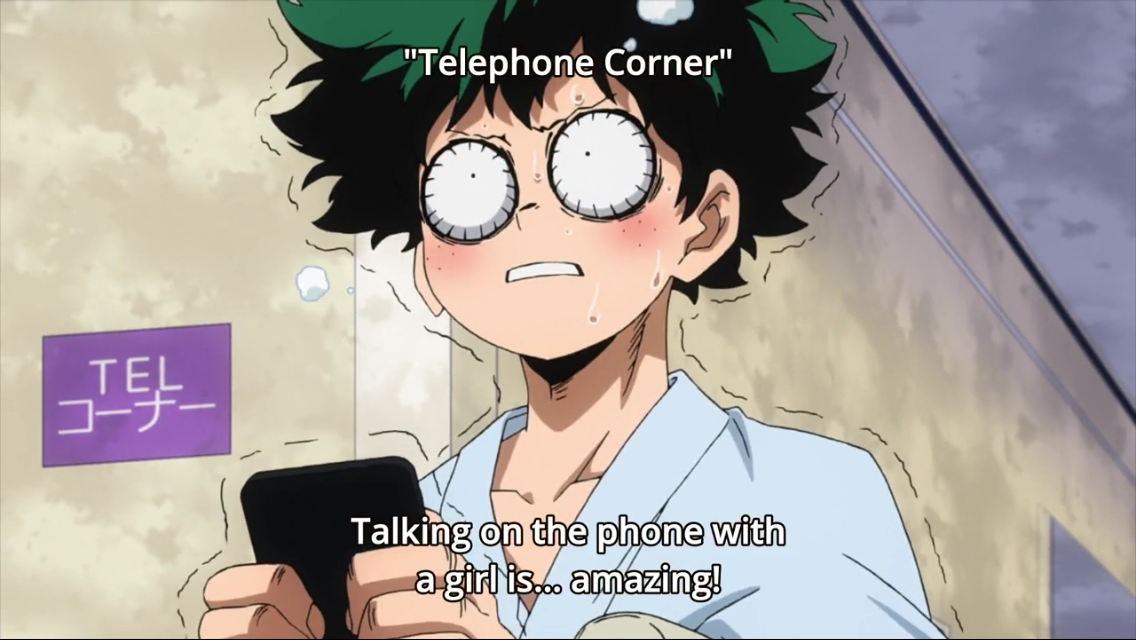 Deku after calling Uraraka Blank Meme Template