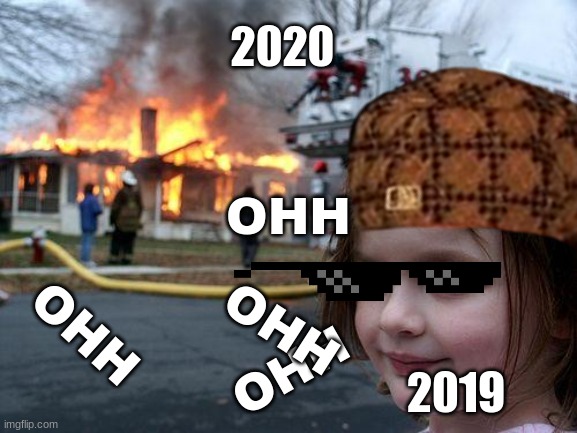 true dat | 2020; OHH; OHH; OHH; OHH; 2019 | image tagged in true story,so true memes,so true,true,sad but true,funny because it's true | made w/ Imgflip meme maker