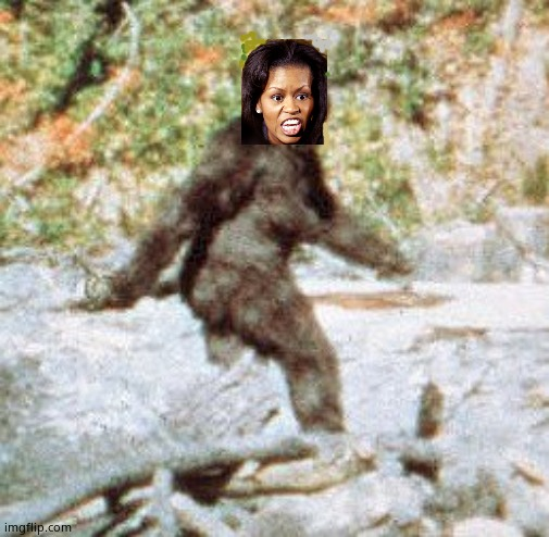 Michelle the Sasquatch Blank Meme Template