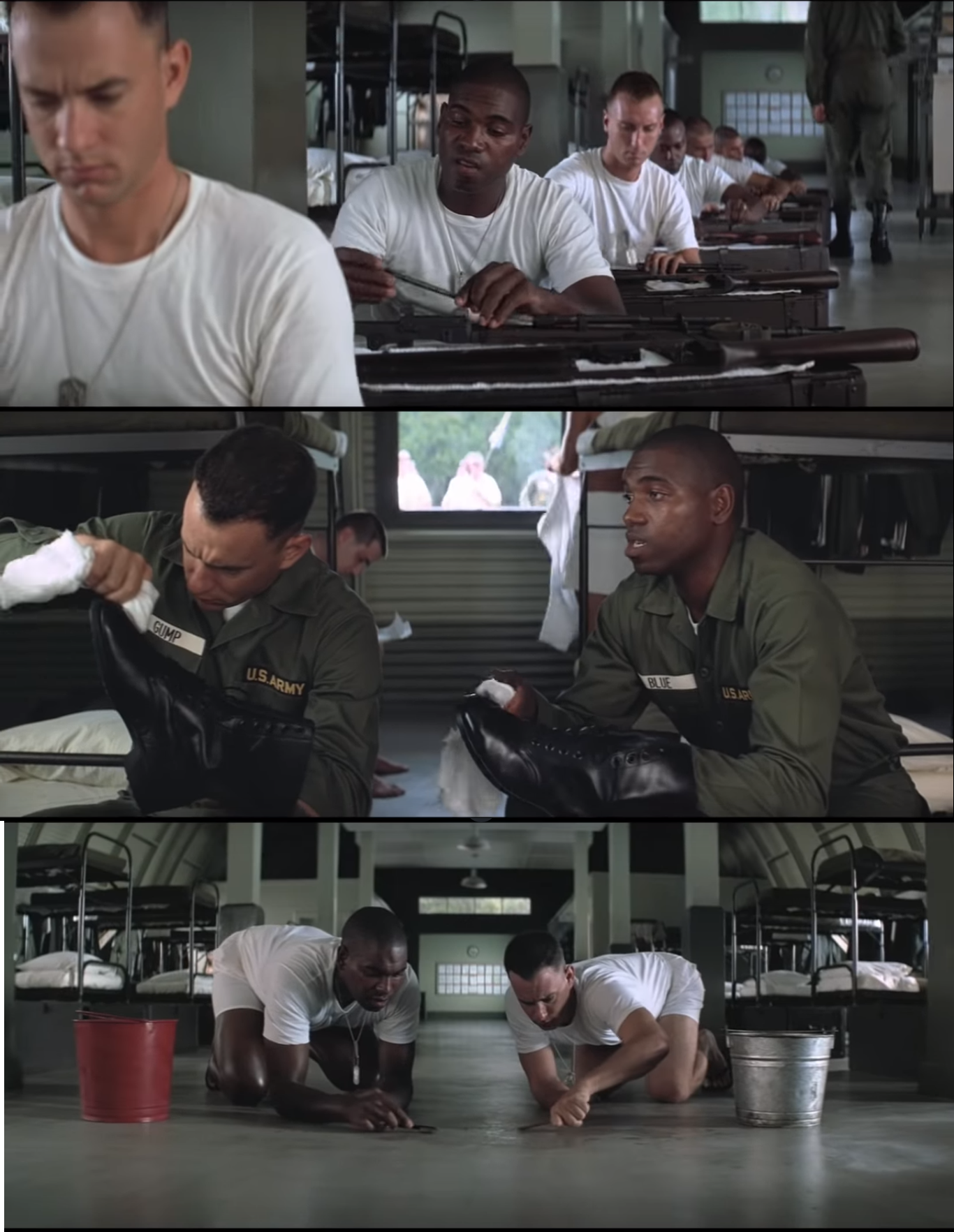 Forrest Gump and Bubba Blank Meme Template