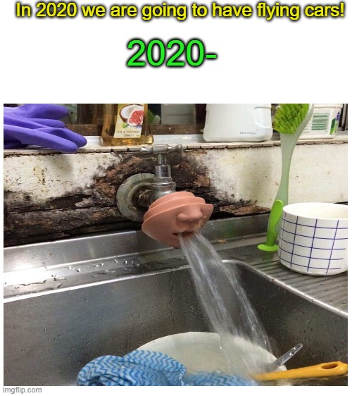 I would buy it. | In 2020 we are going to have flying cars! 2020- | image tagged in blank white template | made w/ Imgflip meme maker