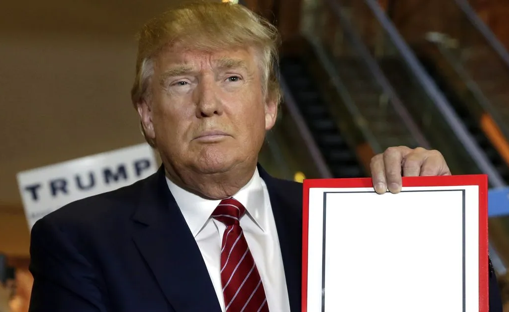 DJT Says Blank Meme Template