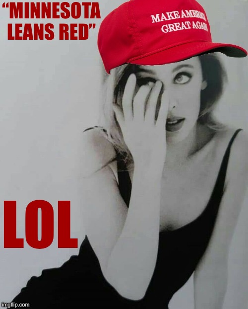 If your 2020 Electoral College prediction map is telling you this, something’s fishy | “MINNESOTA LEANS RED”; LOL | image tagged in maga kylie crying | made w/ Imgflip meme maker