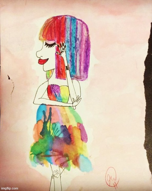 An old drawing i made sometime back. | made w/ Imgflip meme maker