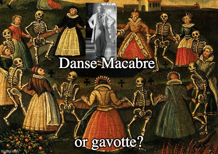 Everyone dance this time! | Danse Macabre; or gavotte? | image tagged in good omens,gavotte,danse macabre,dada | made w/ Imgflip meme maker