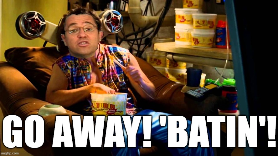 Jeffrey Toobin will probably return to CNN after his Erection dies down insiders say and Brian Stelter reckons Just an Accident. | GO AWAY! 'BATIN'! | image tagged in idiocracy,jeffrey toobin,go away,go away batin,little brian stelter | made w/ Imgflip meme maker