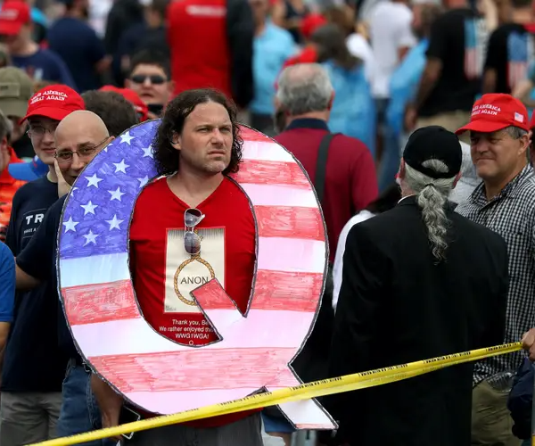 Qanon Trump Blank Meme Template
