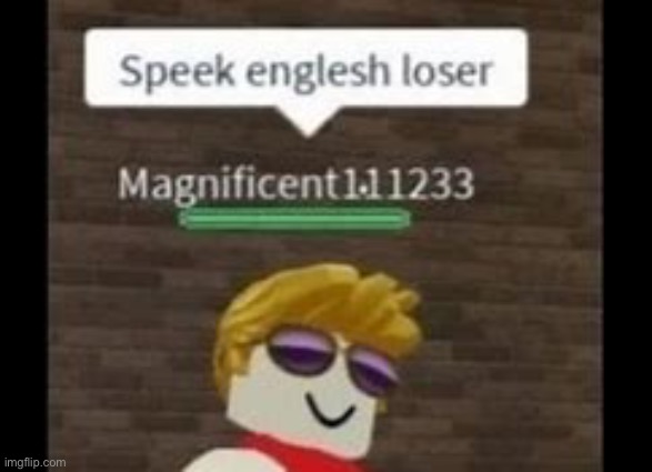 Speek englesh loser | image tagged in speek englesh loser | made w/ Imgflip meme maker