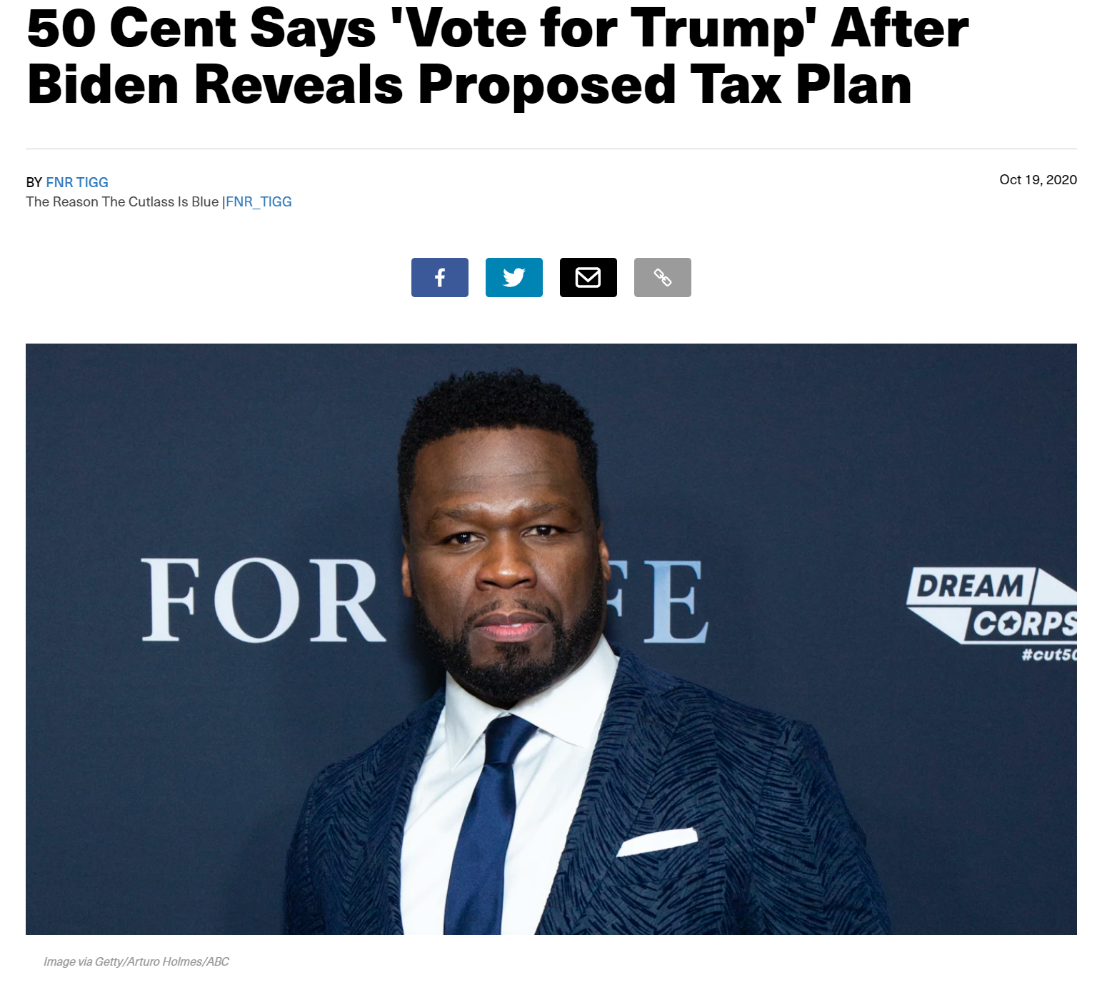 50 Cent is a moron Blank Meme Template