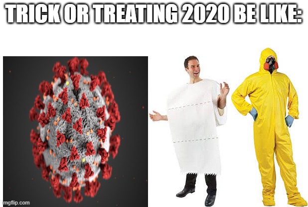 Happy halloween | TRICK OR TREATING 2020 BE LIKE: | image tagged in 2020,halloween,october 21 | made w/ Imgflip meme maker