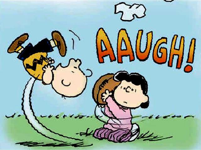 Charlie Brown Kick Blank Meme Template