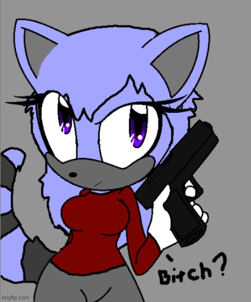 New Sonic Oc! Aqua the Raccon! | made w/ Imgflip meme maker