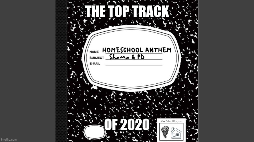 Everyone in 2020 be like | THE TOP TRACK; OF 2020 | image tagged in homeschool,2020 | made w/ Imgflip meme maker