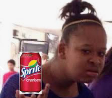 High Quality Sprite Cranberry Girl Blank Meme Template