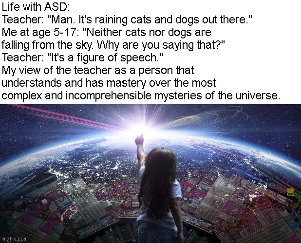 Life with ASD Blank Meme Template