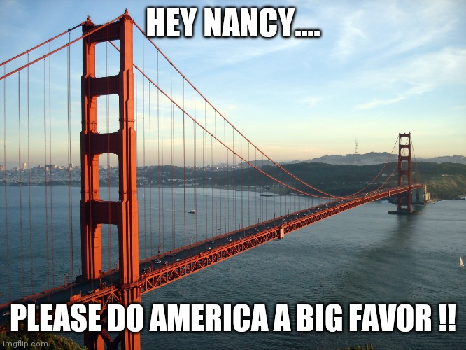Yes.. that's exactly what I'm implying !! | HEY NANCY.... PLEASE DO AMERICA A BIG FAVOR !! | image tagged in jeffrey | made w/ Imgflip meme maker