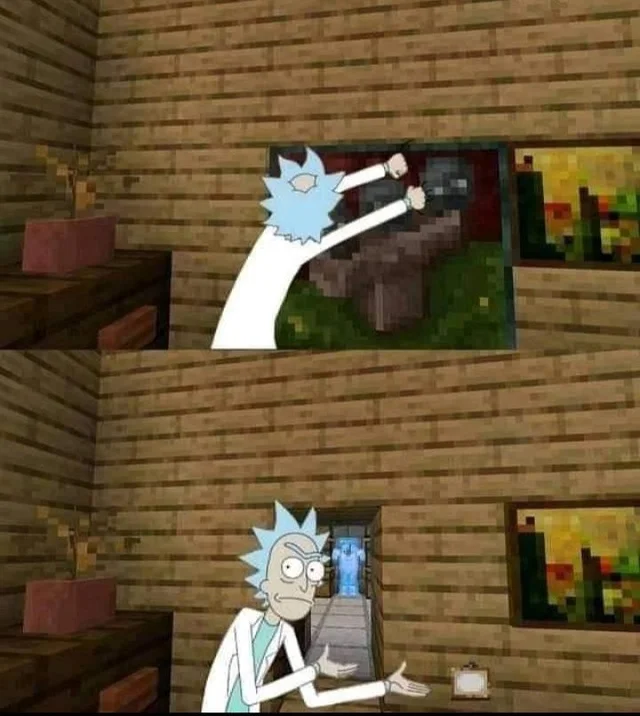 High Quality Fact but it's Minecraft Blank Meme Template