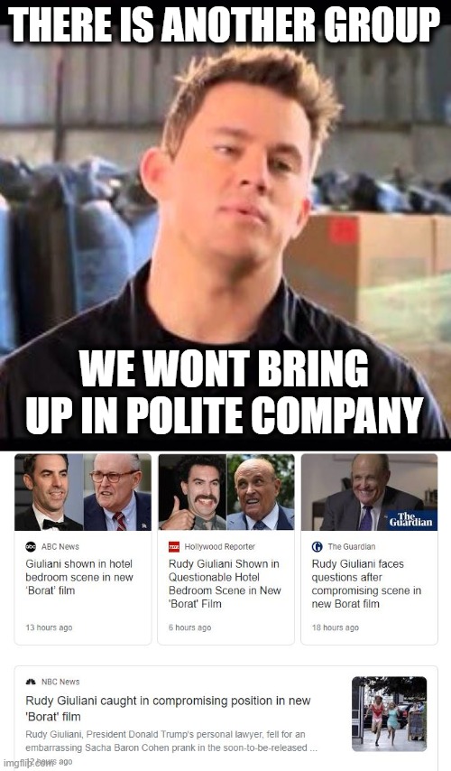 THERE IS ANOTHER GROUP WE WONT BRING UP IN POLITE COMPANY | image tagged in my name is jeff | made w/ Imgflip meme maker